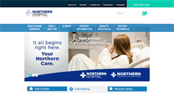 Desktop Screenshot of northernhospital.com